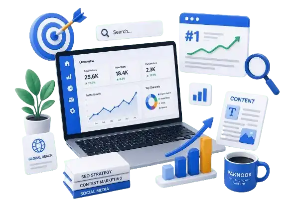 Digital Marketing Illustration