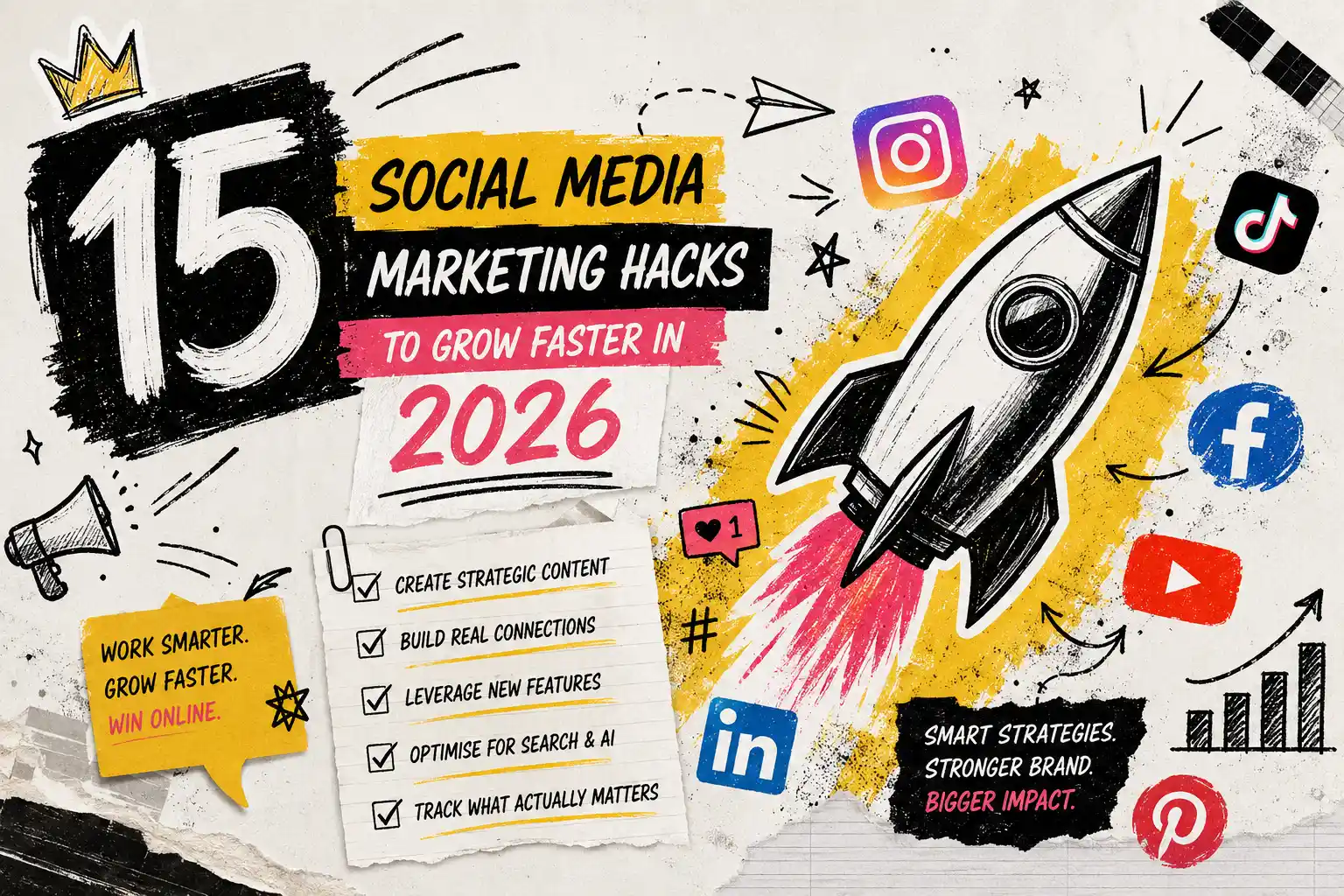 15 social media marketing hacks to grow faster in 2026